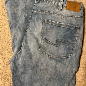 Mens silver Jeans 44x30